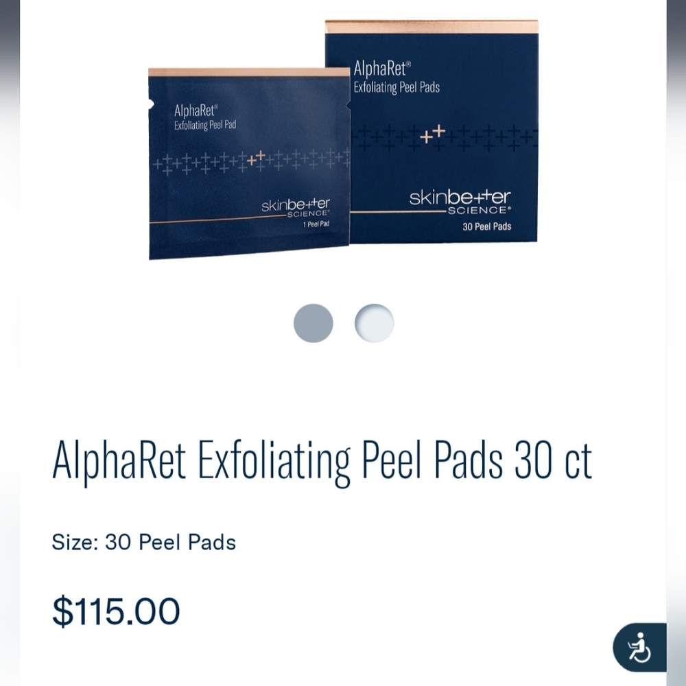 Skin Better Alpharet exfoliating peel pads-30ct (2 more available!)